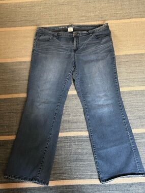 Ava & Viv Size 20W Bootcut Jeans in Medium Blue Wash